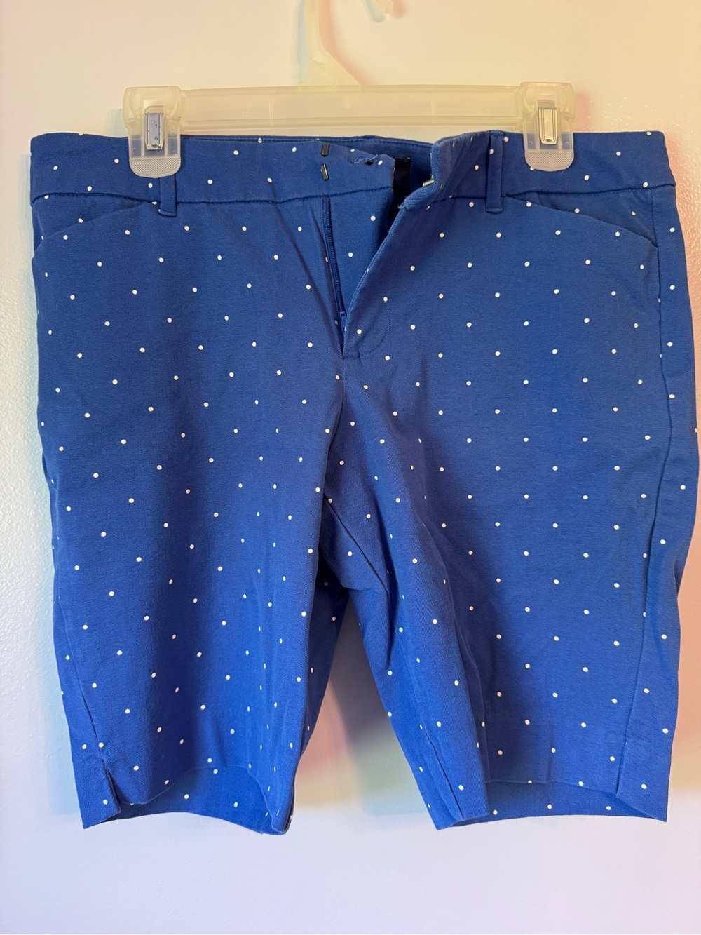 Old Navy Blue Polka Dot Lined Shorts